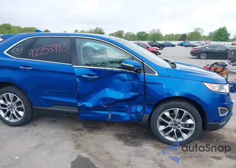 2018 Ford Edge Titanium из США, поврежденный, VIN 2FMPK4K88JBB71819